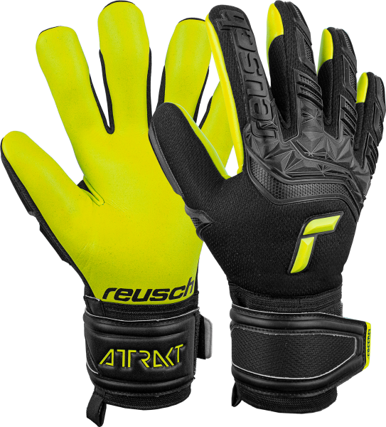 Reusch Attrakt Freegel Silver Finger Support Junior 5172238 7040 black  1